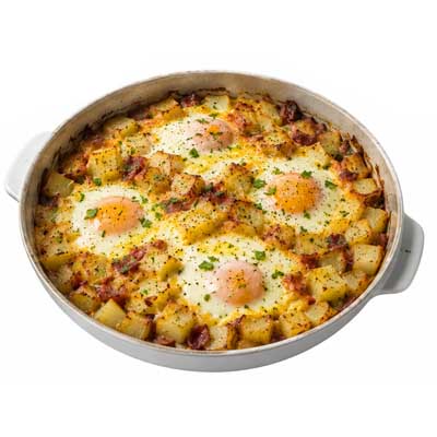 One-Pan Egg & Potato Bake (Lazy Option)