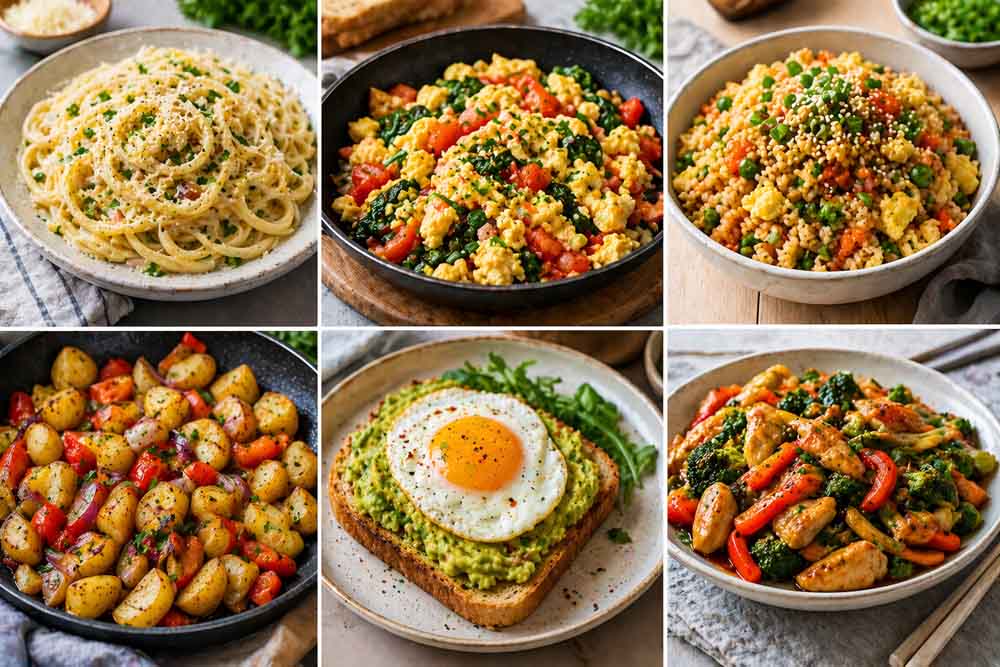 Quick meals based on ingredients you already have