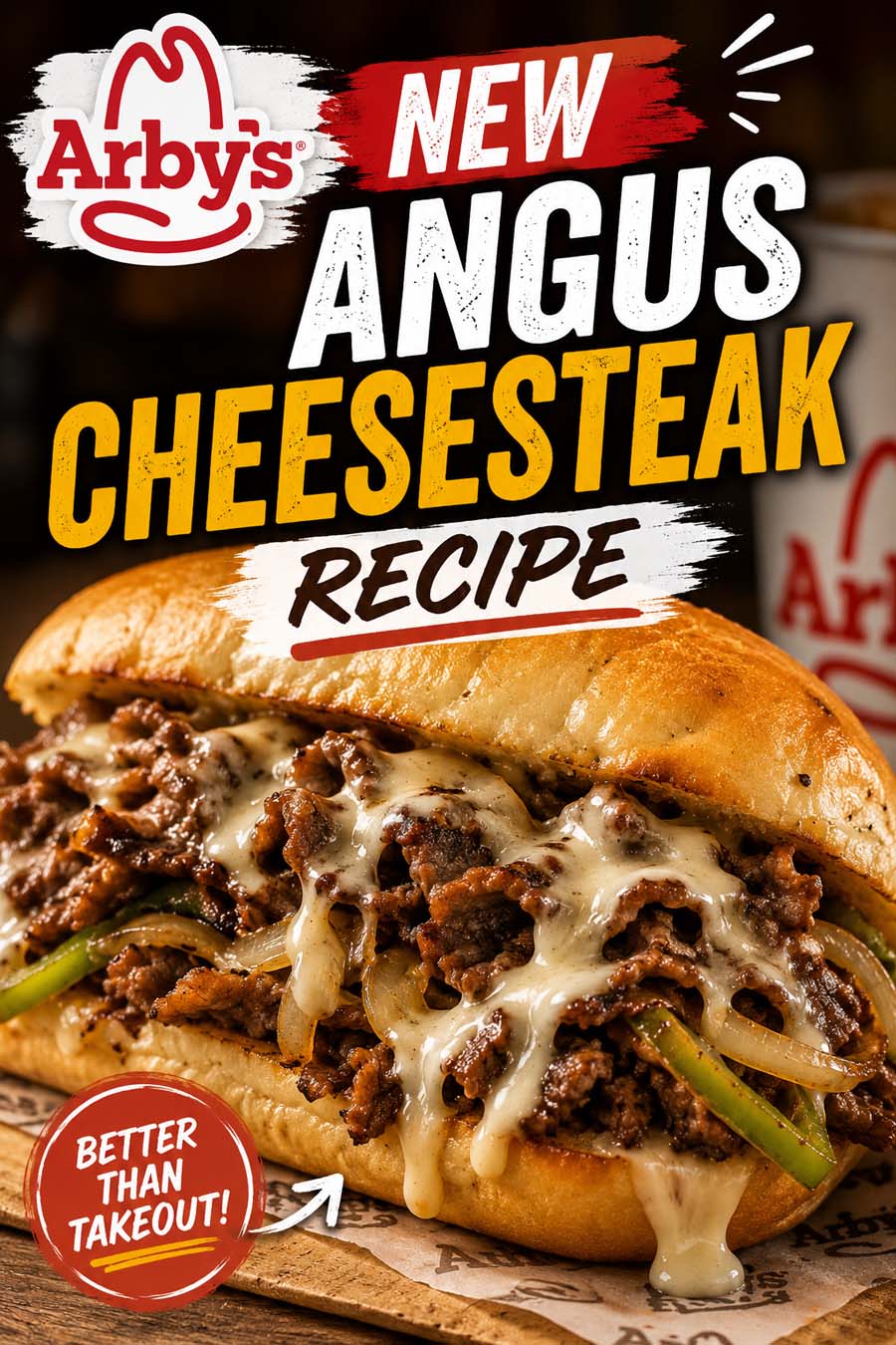 Arby's New Angus Cheesesteak Recipe