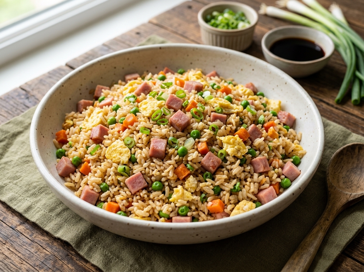 ham fried rice recipe