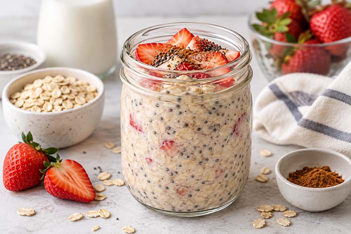 Low FODMAP Overnight Oats