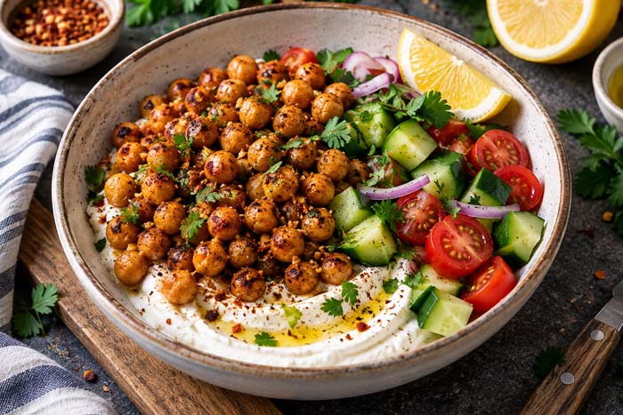 Chickpea Yogurt Bowl – Easy High-Protein Meal
