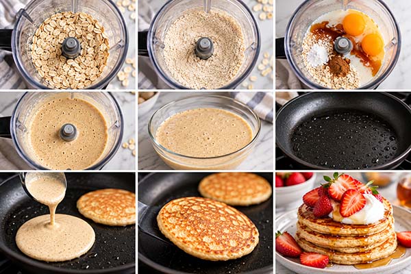 Low FODMAP Oat Pancakes